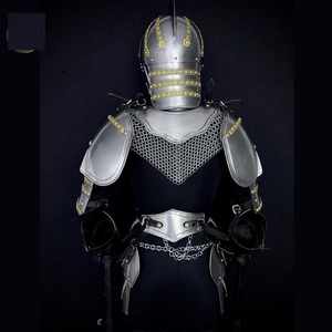 Set di Armatura in Acciaio per Donna, Costume da Cavaliere Medievale, Cosplay, Fiera Rinascimentale Armatura da Cavaliere da Battaglia - Product Image 2