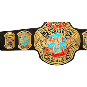 Cinturón de Campeonato Mundial de Peso Pesado de la ECW, Diseño Hardcore de Primera Calidad, Trofeo Personalizable - Product Image 4