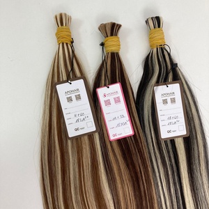 Extensions de cheveux humains Remy double trame, couleur piano, lisses, 18 pouces, vente en gros, origine Vietnam - Product Image 3