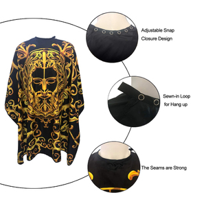 Venta Directa de Fábrica, Capa Impermeable para Cortar el Cabello con Logotipo Personalizado, Capa de Barbero para Cortar el Cabello con Logotipo Personalizado - Product Image 3