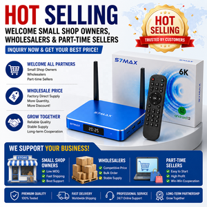 Transformez les marchés du week-end en opportunités commerciales avec la box TV Android S7 MAX, best-seller aux États-Unis, faible MOQ et fort potentiel de revente. - Product Image 3