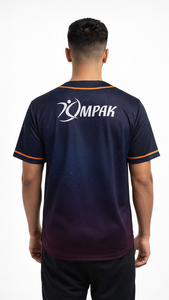 Camiseta de béisbol para hombre con corte atlético moderno y diseño de sublimación de alta calidad - Product Image 4