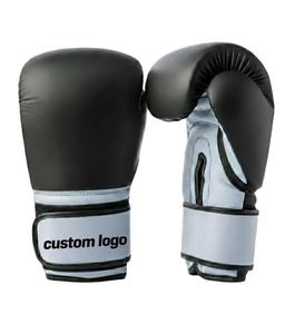 Gants d'entraînement MMA personnalisés avec logo, en cuir PU, à doigts entiers, lacés, anti-humidité, équipement de combat - Product Image 2