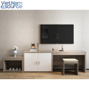 Lit de chambre de luxe en bois massif-Cadre de lit en bois élégant pour hôtel et maison-Fabricant vietnamien avec des normes mondiales - Product Image 2
