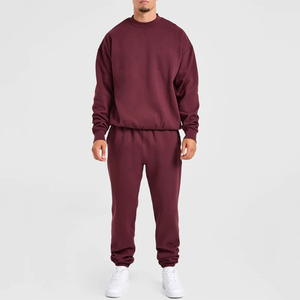 Pantalon de survêtement décontracté pour homme, personnalisable avec logo, en molleton de coton épais, taille et chevilles élastiques, vente en gros - Product Image 3