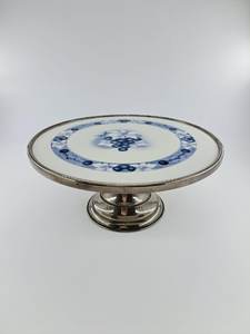 3 Tier Metal Serving Tray <b>Stand</b>, Vintage 1960s MCM Mid Century Dessert <b>Stand</b>, Tiered Platter - Product Image 3