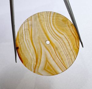 หน้าปัดนาฬิกาพร้อมกลไก NH35 ประดับด้วยหินออนิกซ์หลากสีธรรมชาติ ขนาด 28.50 มม. หนา 0.7 มม. ดีไซน์คลาสสิก สวยงาม เหมาะสำหรับการประกอบนาฬิกา - Product Image 6