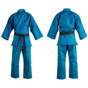 Kimono de BJJ Azul para Adultos Unisex, 100% Algodón, Corte Regular, Transpirable, Ligero y Duradero, 380g, Ropa de Artes Marciales - Product Image 1