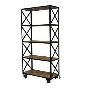 Multipurpose <b>Solid</b> <b>Wood</b> Bookshelf with Handmade Construction for Home Office Storage Living Room Display and Wholesale Furniture - Product Image 3