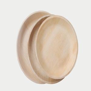 Platos de Palma de Areca Naturales al por Mayor, Biodegradables, Aptos para Microondas, para Barbacoa, Camping, Catering y Uso Doméstico - Product Image 1