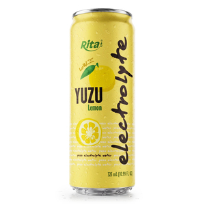 Rita Bebida de Agua Electrolítica de Yuzu y Jengibre en Lata de 325ml, Lista para Beber, Proveedor Mayorista, Fábrica, OEM, ODM, Marca Privada - Product Image 4