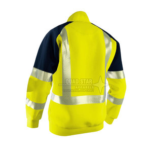 เสื้อผ้าทำงานแบบสะท้อนแสง ซิป ¼ ตัว  ชุดทำงานกันน้ำ ระบายอากาศได้ดี ซิป ¼ ตัว มีจำหน่าย - Product Image 5