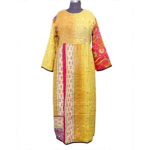 Vestido de algodón estampado multicolor a la moda, ropa de fiesta, precio al por mayor, fabricación para tiendas de ropa femenina. - Product Image 1