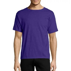 T-shirts pour hommes grande taille en coton 100% personnalisés avec impression sur mesure, vente en gros, anti-plis, frais et respirants pour l'été, séchage rapide, manches courtes - Product Image 1