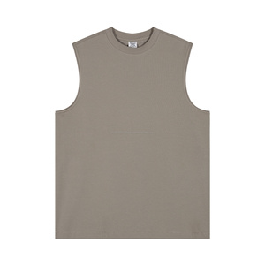 Nouveau design, débardeur pour homme à col rond, qualité supérieure, 100% coton, ample, décontracté, sans manches, t-shirts lourds pour homme - Product Image 4