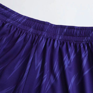 Ensemble de maillot de basket-ball pour hommes, imprimé géométrique violet, sans manches, évacuant l'humidité, séchage rapide, vêtements de sport toutes saisons - Product Image 5