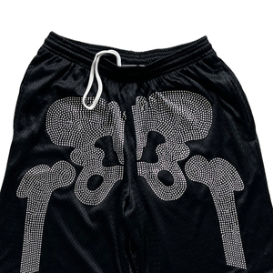 กางเกงขาสั้นจ็อกเกอร์ลำลองเอวยางยืดผ้าไนลอน/คอตตอนเฟรนช์เทอร์รี่สำหรับฤดูร้อนสไตล์สตรีทแวร์ผู้ชาย - Product Image 4