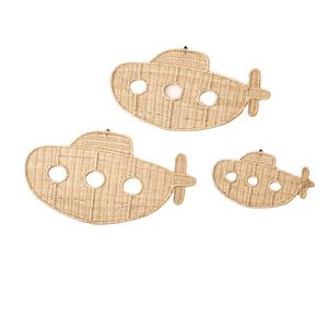 Décoration murale en rotin naturel tissé à la main, durable, pour chambre d'enfant, décoration murale pour chambre de bébé, décoration naturelle faite à la main - Product Image 1