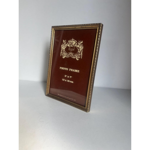 Premium Classic Luxury Design <b>Gold</b> Color Photo <b>Frame</b> for Elegant Vintage Aesthetic Home and Office Tabletop Decoration Supply - Product Image 3