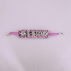 Pulsera de Plata de Ley 925 Hecha a Mano de Alta Gama con Tanzanita Natural y Diamantes, Joyería para Mujer, Regalo para Bodas y Fiestas - Product Image 2