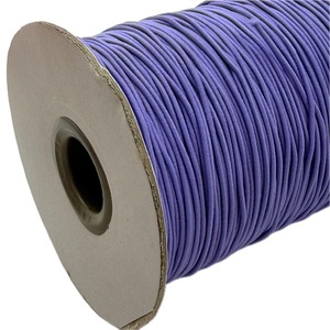 Cordon élastique tressé n°10 violet clair 1,2 mm 288 yards 100 % nylon haute ténacité écologique pour textile de maison - Product Image 3