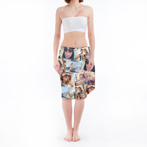 Pareo Tropical Personalizado, Sarong Hawaiano, Traje de Playa Ligero, Ropa de Isla, Fabricante de Telas OEM ODM - Product Image 2
