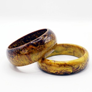 Brazaletes de Resina Negro Intenso, Brazaletes de Resina de Color Sólido, Brazaletes de Resina con Acabado Liso, Artículo de Venta al Por Mayor de Fábrica Personalizado, Brazaletes de Resina - Product Image 4