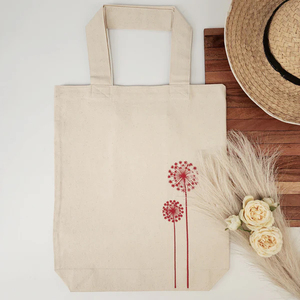 Bolsa de Mano de Lona de Algodón Puro de Diseño Personalizado de Primera Calidad, Moderna, Ligera y Multiusos - Product Image 1