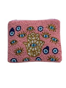 Monedero bordado con cuentas de semillas naranja y negro hecho a mano de la mejor elección con elegante y elegante último aspecto Premium para niña - Product Image 3