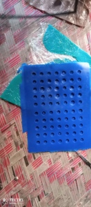 Ensemble de ciseaux chirurgicaux 4 pièces en acier inoxydable certifié CE, instrument de formation médicale pour étudiants, avec tampon magnétique bleu - Product Image 5