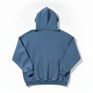 Sudadera con Capucha Azul para Hombre, Talla Grande, de Felpa de Algodón, Informal, con Logotipo Frontal y Bolsillo, Diseño Otoñal, Calidad Premium, Nuevo Diseño - Product Image 3