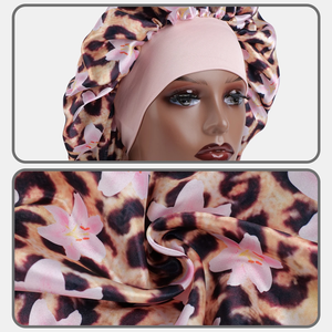 Gorro de Dormir Unisex de Seda 100% con Diseño Sólido, Ajustable, para Protección del Cabello, Uso en Todas las Estaciones - Product Image 2