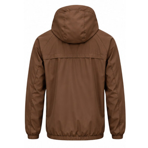 Windbreaker <b>Jacket</b> for <b>Men</b> Lightweight Outdoor Sports Water Resistant Full Zip Hooded Activewear Factory Direct OEM Manufacturer - Product Image 2