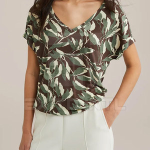 Camiseta de Poliéster Transpirable y Ecológica para Mujer 2026, Estampada, Corte Regular, Secado Rápido, Alta Calidad, Personalizable - Product Image 2