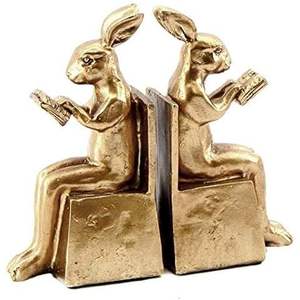 Sujetalibros de metal elegantes, adecuados para hogares, oficinas y estudios, que ofrecen un atractivo decorativo y una estructura fiable. - Product Image 4