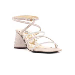 Sandalias de tacón doradas FN5471 Diseño elegante y elegante - Product Image 3