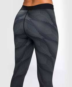 Workout Print High Elastic Waist Four-Way Stretch 100% Nylon Full Length Running Pants Push up Hip <b>Gym</b> Fitness <b>Leggings</b> - Product Image 2