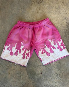 2026 <b>Distressed</b> Embroidery Men Shorts Sets Cotton Sun Faded Shorts Cut Edge Acid Wash Shorts Men <b>Top</b> Quality - Product Image 2