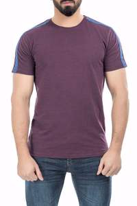 Camiseta Casual de Color Sólido para Hombre, 100% Algodón, Tejido de Punto con Secado Rápido y Antiencogimiento, Venta al Por Mayor - Product Image 2