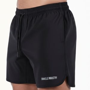 Shorts pour hommes style streetwear, 100% coton toile, taille élastique, respirants, séchage rapide, pour entraînement, fitness, course à pied - Product Image 4