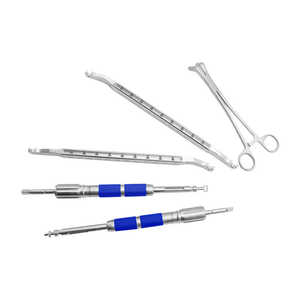 Ensemble d'instruments pour vis pédiculaires en acier inoxydable de qualité supérieure, 31 pièces, outils de chirurgie orthopédique de la colonne vertébrale, certifié CE, Dentavex - Product Image 3