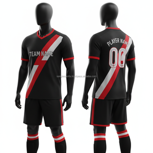 Conjunto de Uniforme de Fútbol Personalizado, Equipación de Fútbol con Nombres, Números y Logotipo Impresos, Venta al Por Mayor - Product Image 1