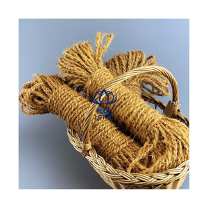 Corde en fibre de coco tendance, provenant d'une usine vietnamienne, pour l'emballage, le regroupement, le liage des arbres et les travaux manuels. - Product Image 1
