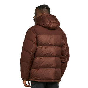 Top Selling Men Soft Padded Puffer <b>Jacket</b> Hooded Quilted Casual <b>Smart</b> Coat OEM Front Logo Brown Winter Eco-Friendly - Product Image 4