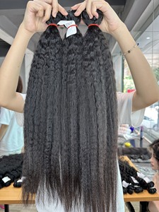 วิกต่อผมมนุษย์แบบมีหนังกำพร้าสำหรับผู้หญิงผิวดำผมตรงแบบไม่ใช้สารเคมีเวียดนาม - Product Image 2