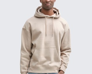 <b>Mens</b> Washed Oversized Hoodie Vintage Style Loose Fleece Pullover Drop Shoulder Sweatshirt Casual Streetwear <b>Hooded</b> <b>Top</b> Custom - Product Image 1