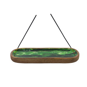 Cendrier à encens en bois avec motif émaillé élégant, améliorez votre aromathérapie et l'ambiance de votre maison à un prix abordable - Product Image 2