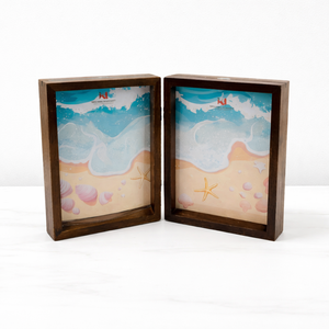 OEM <b>Double</b> Wooden Tabletop <b>Photo</b> <b>Frame</b> Hinged Desk Picture <b>Frame</b> for Home Decor Gift - Product Image 5