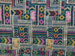 Bulk Premium 55 Inch Panna Heavy Work Embroidery Fabric Luxury Stone <b>Studded</b> Textile Wholesale Bridal Dress Material Best Price - Product Image 5