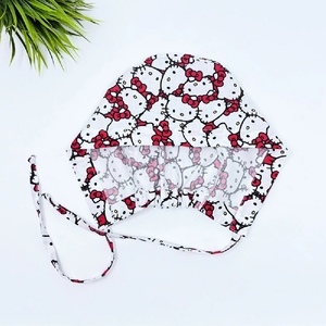 Gorro de Enfermería Elegante con Lazos Ajustables, Gorro Quirúrgico Transpirable para Enfermeras, Doctores y Hospitales - Product Image 4